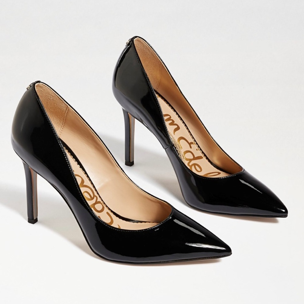 Sam Edelman Black Patent Heels 7.5